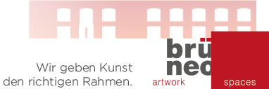 BRÜNEO Artwork Spaces – Wir geben Kunst den richtigen Rahmen. – Gebäude-Logo